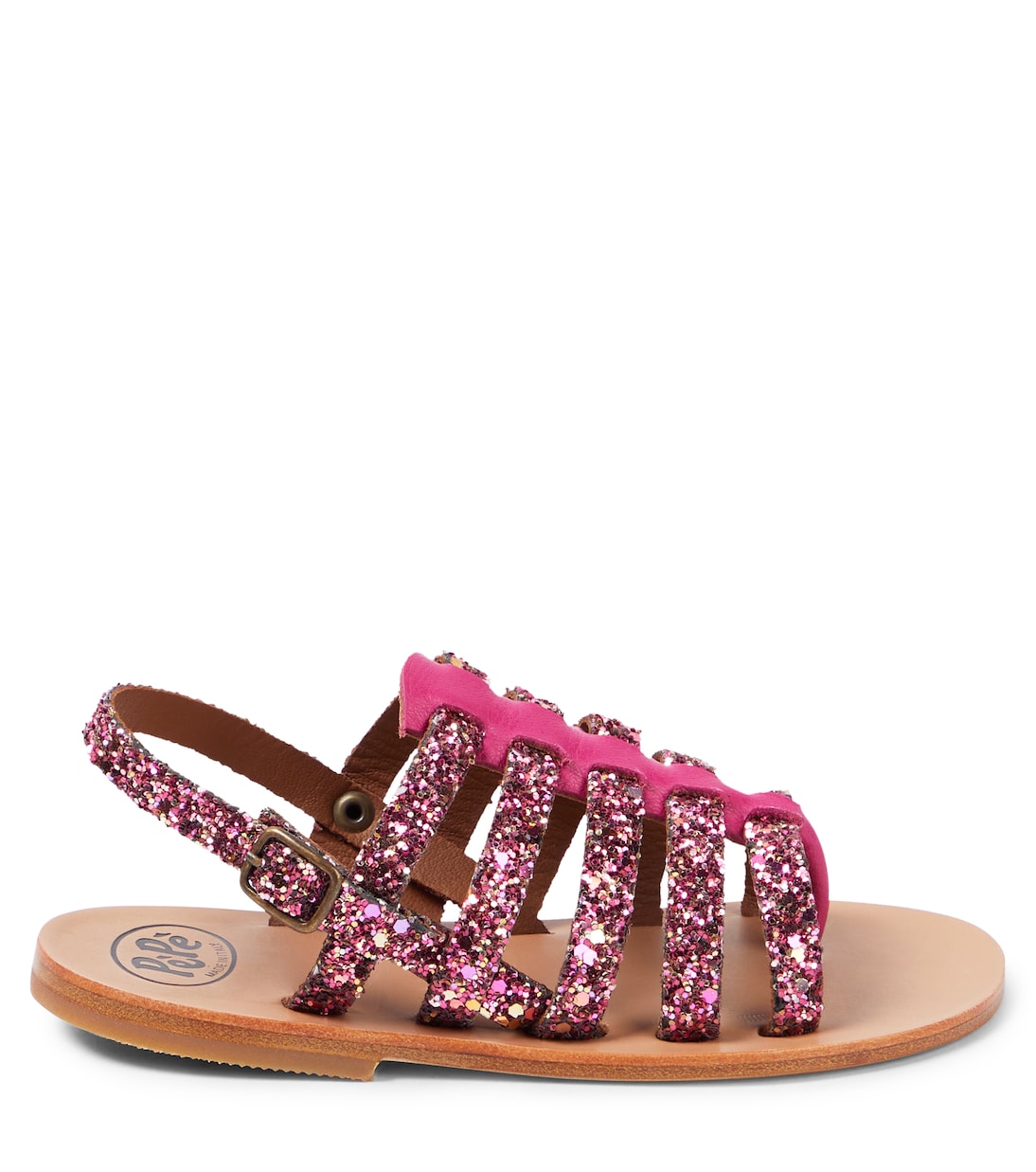 Galassia glitter leather sandals  | PèPè