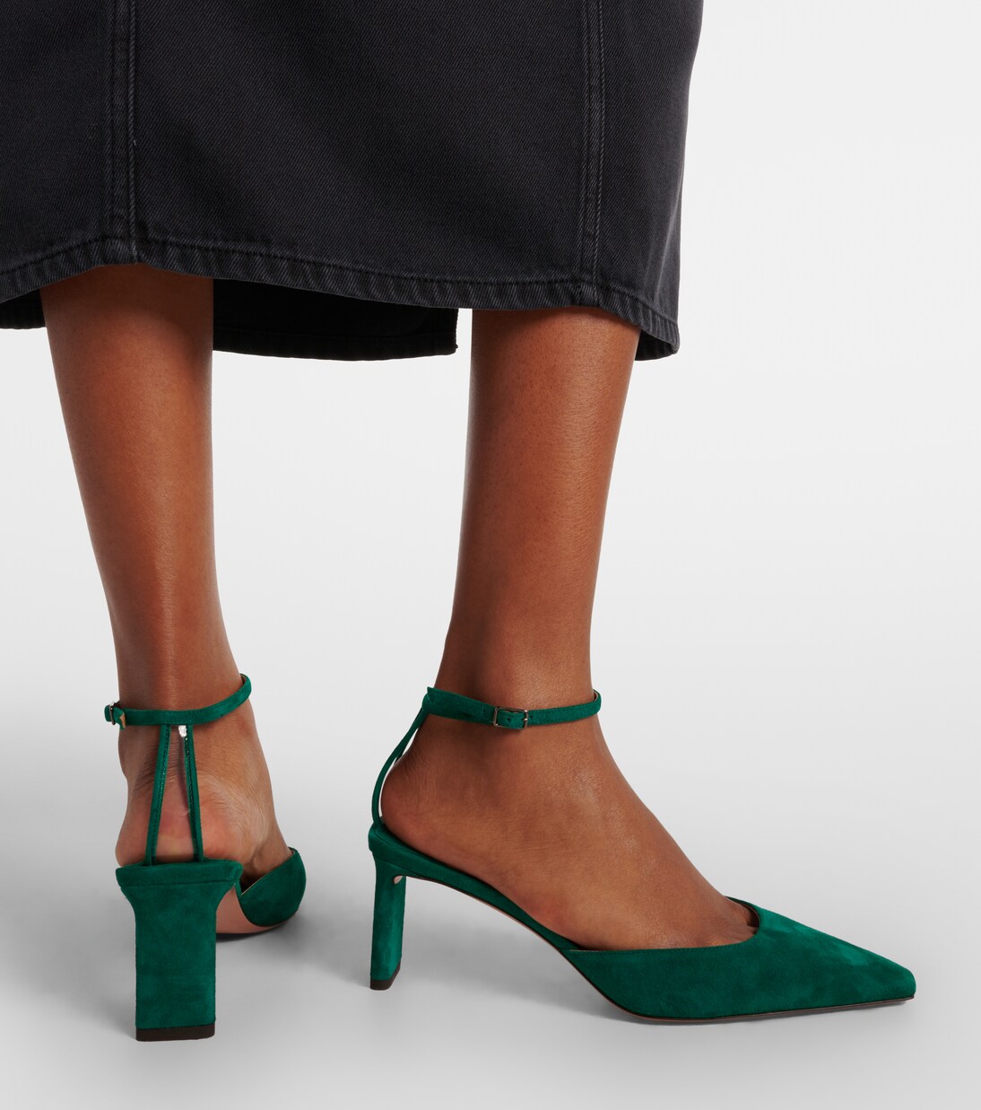 Escarpins Blade 65 en daim | Aquazzura