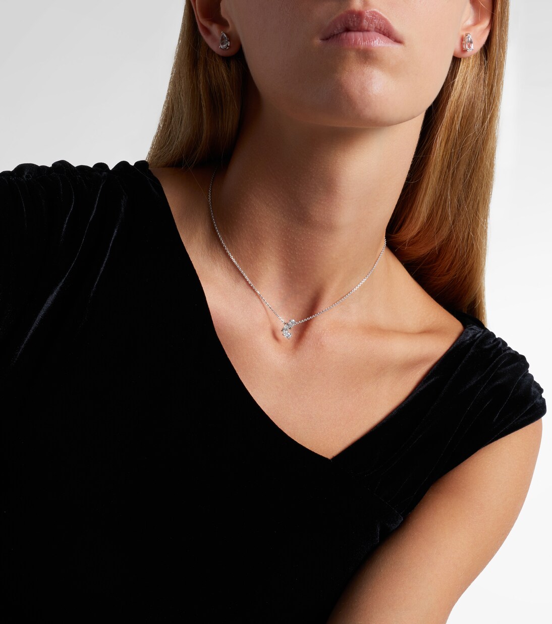 Collar Serti Sur Vide de oro blanco de 18 ct con diamantes | Repossi