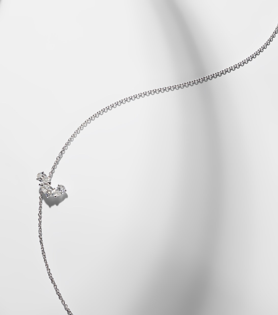 Collar Serti Sur Vide de oro blanco de 18 ct con diamantes | Repossi