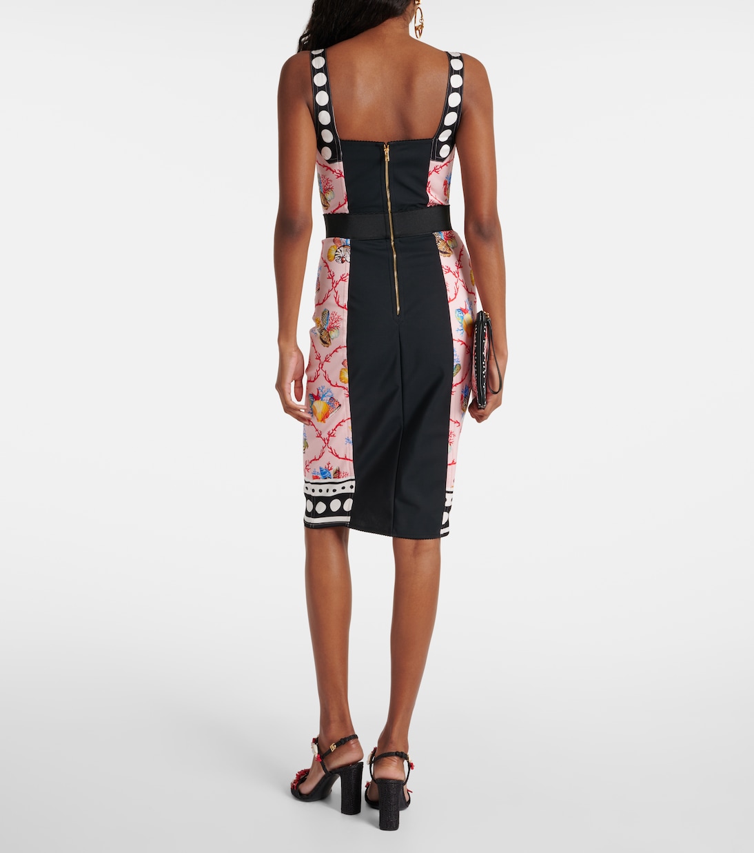 Capri printed silk-blend minidress | Dolce&Gabbana