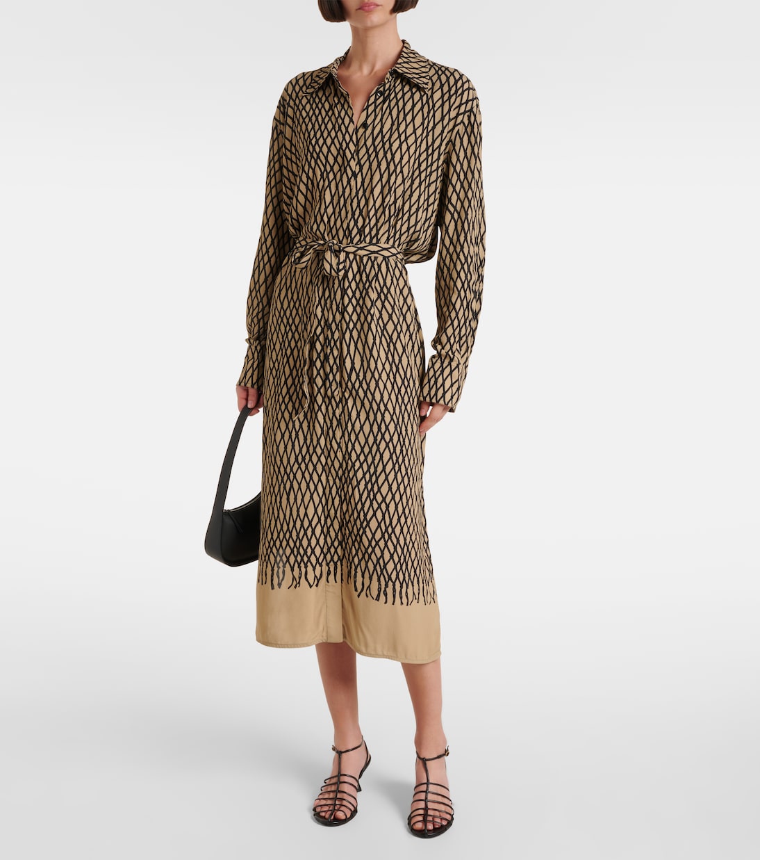 Abito chemisier con stampa | Proenza Schouler