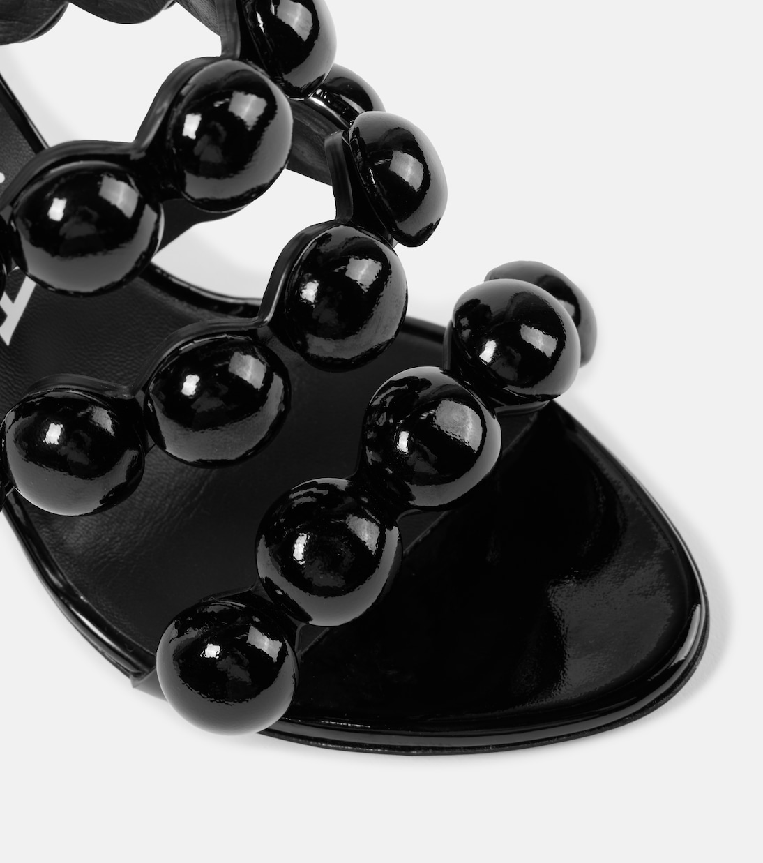 Sandales La Bombe 90 en cuir verni | Alaïa