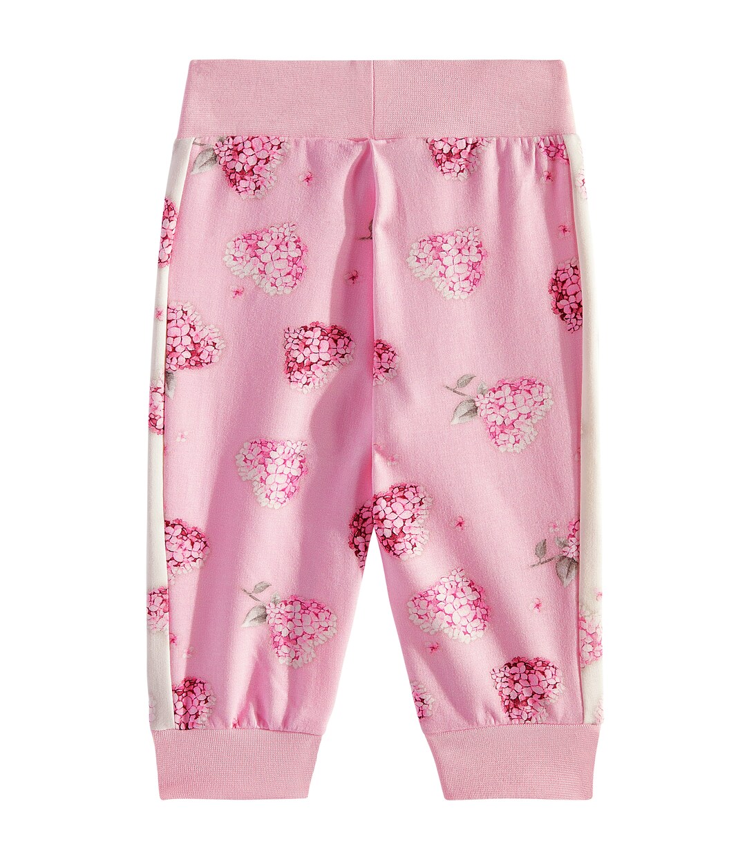 Baby floral cotton-blend jersey sweatpants | Monnalisa