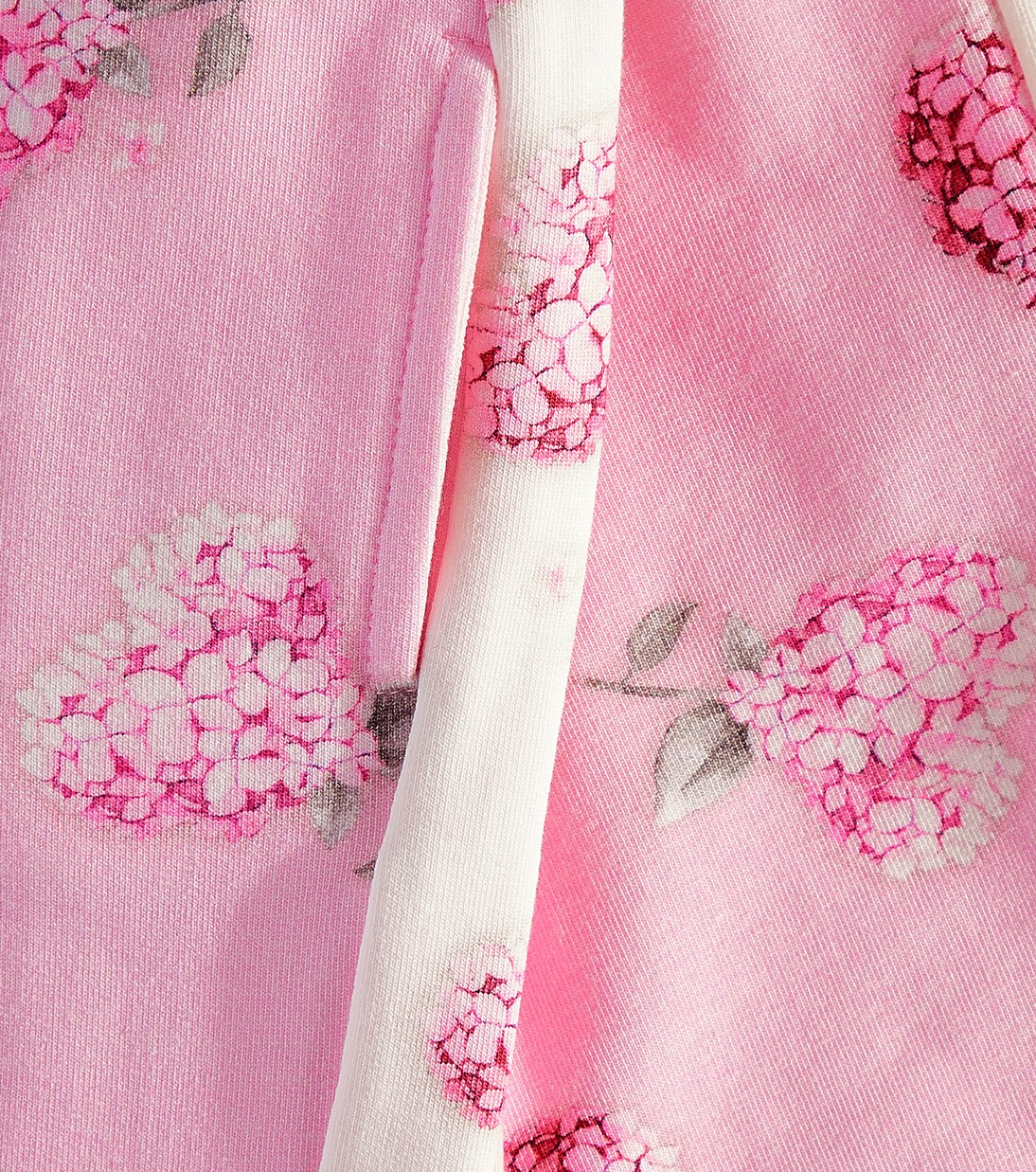 Baby floral cotton-blend jersey sweatpants | Monnalisa