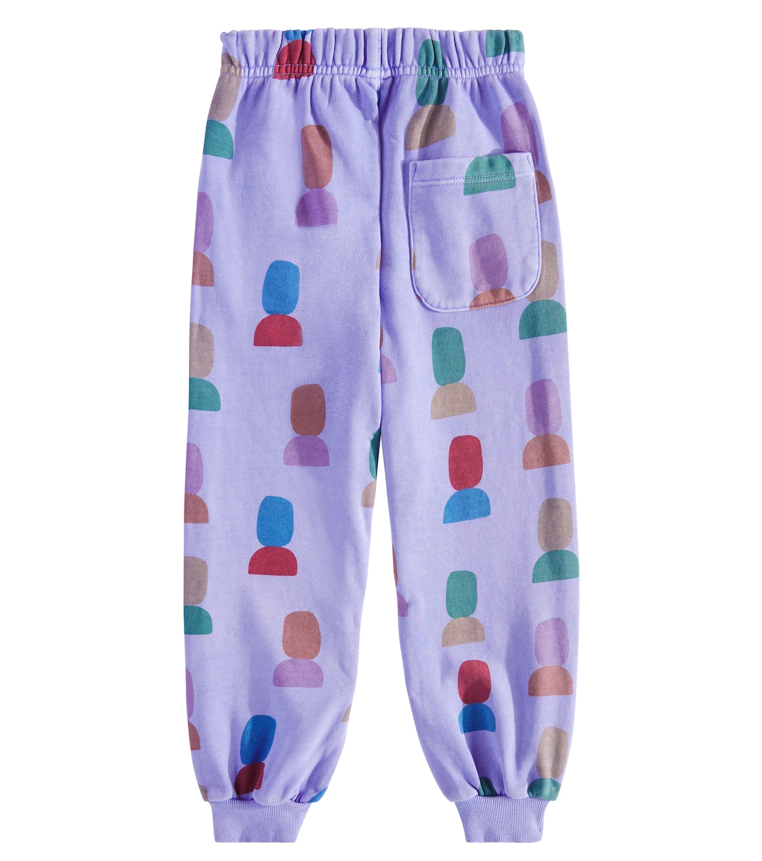 Printed cotton jersey sweatpants | Jellymallow