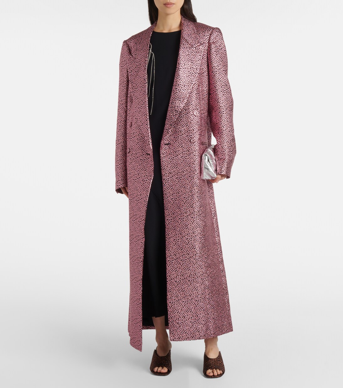 Manteau en lamé | Dries Van Noten