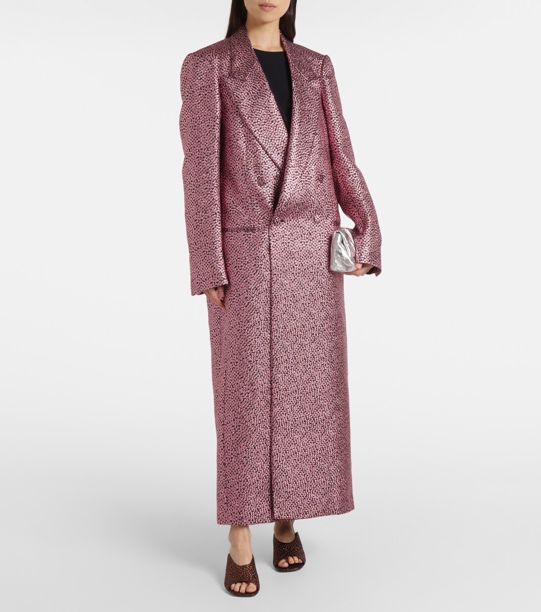 Manteau en lamé | Dries Van Noten