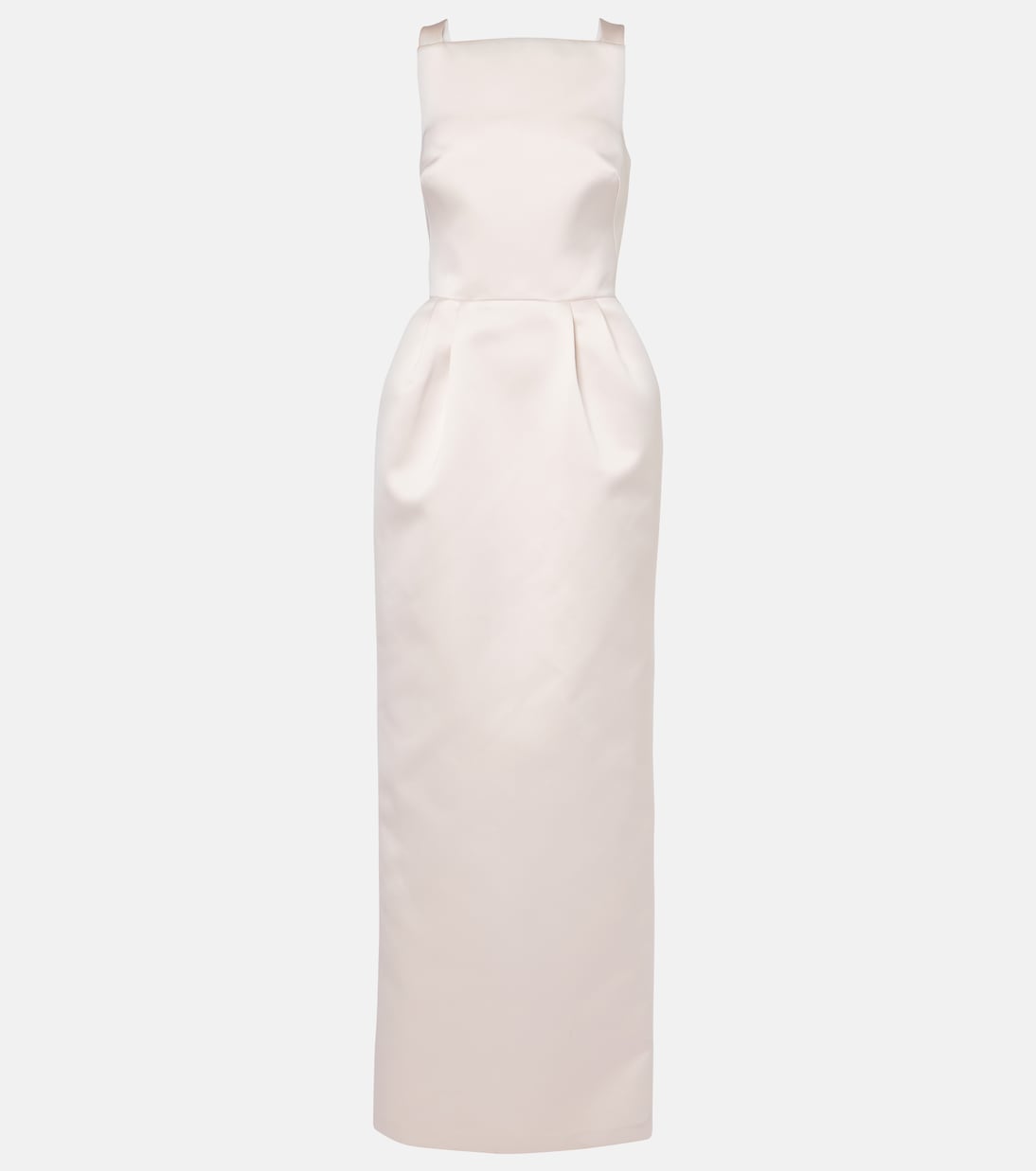 Abito lungo Trecchi in raso | Safiyaa