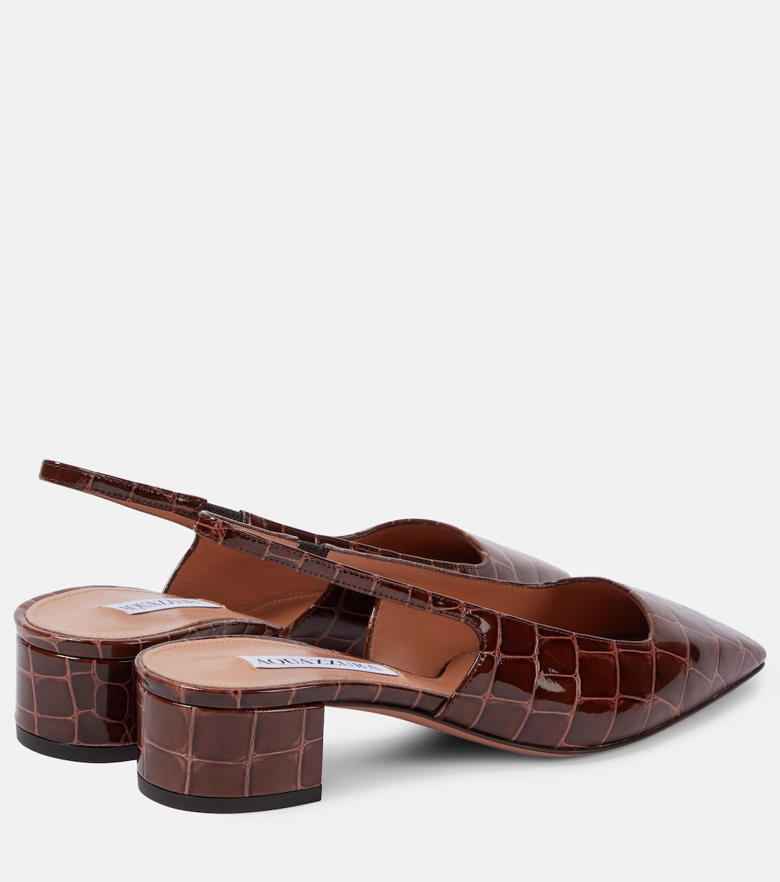 Slingback-Pumps Ginza 35 aus Leder | Aquazzura