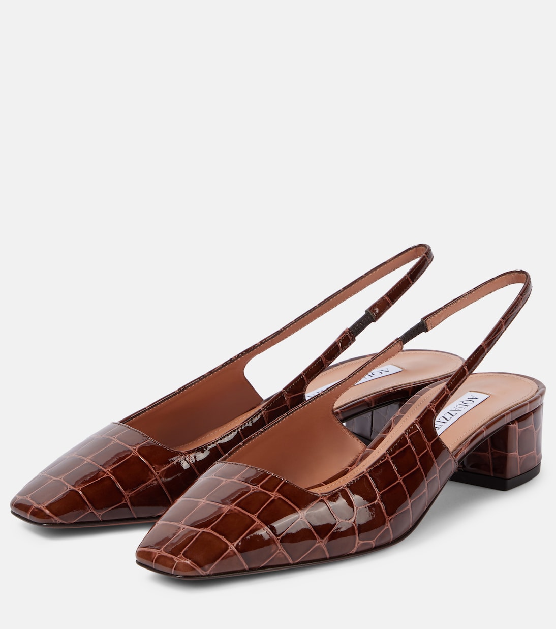 Slingback-Pumps Ginza 35 aus Leder | Aquazzura