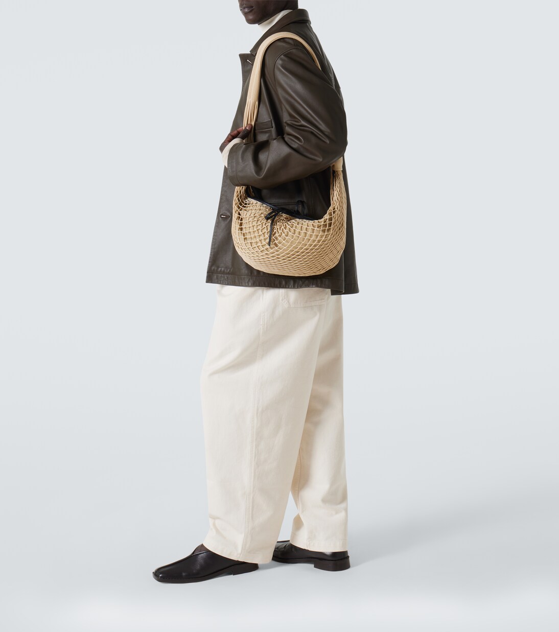 X Filt Messenger Bag Croissant | Lemaire