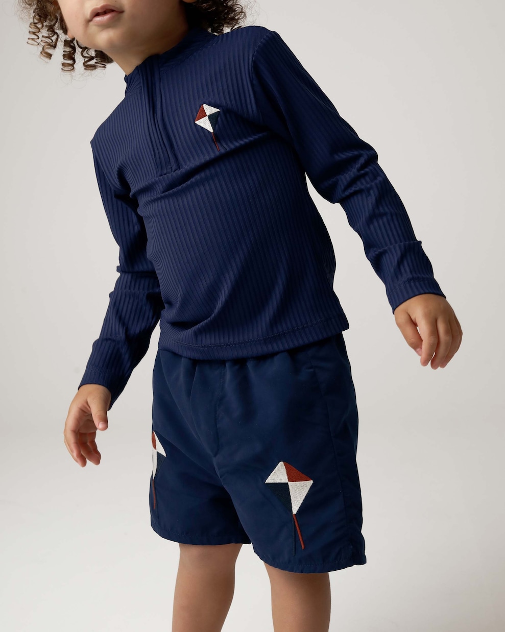 Harvie embroidered rashguard top | Donsje