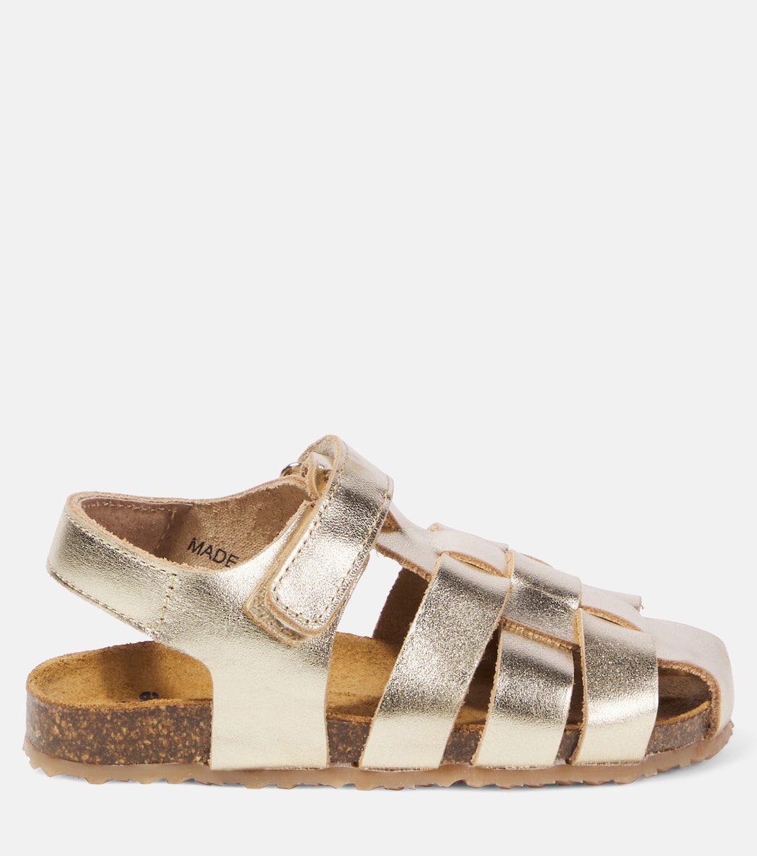 Metallic leather sandals | PèPè