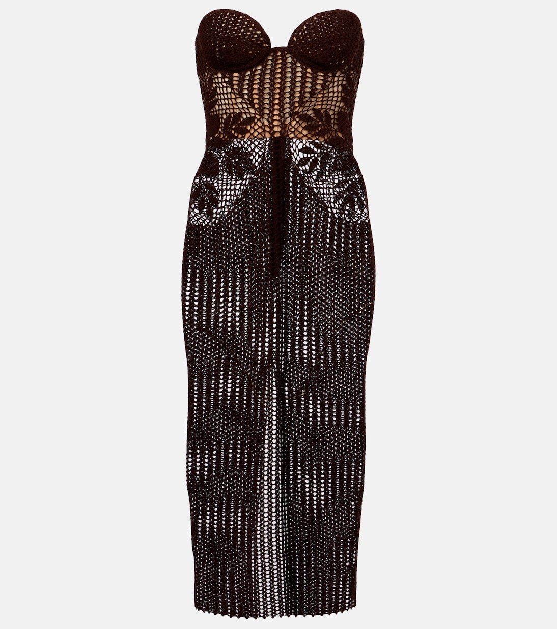 Bustier-Kleid aus Häkelstrick | Magda Butrym