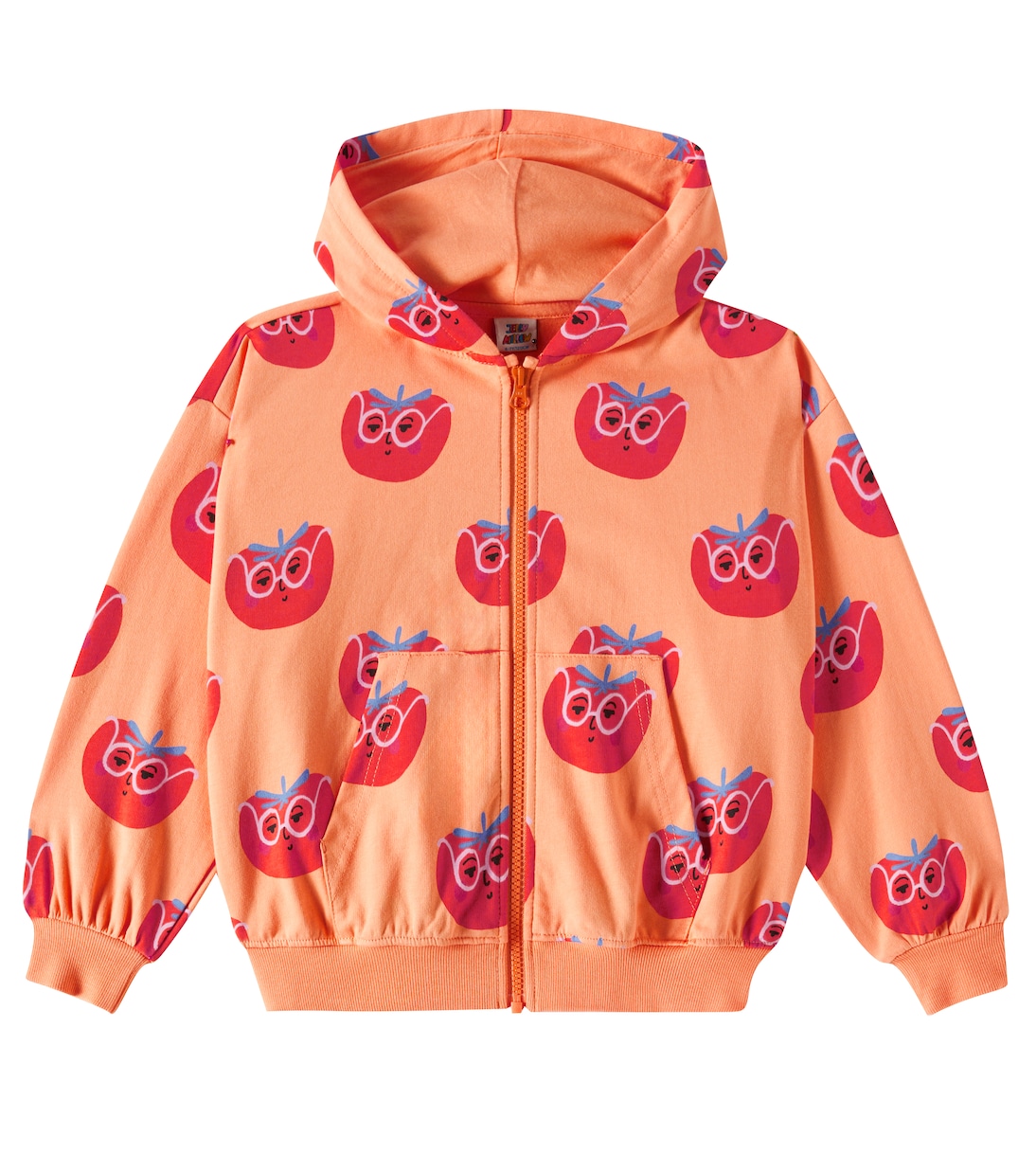 Sweat-shirt à capuche Tomato en coton | Jellymallow