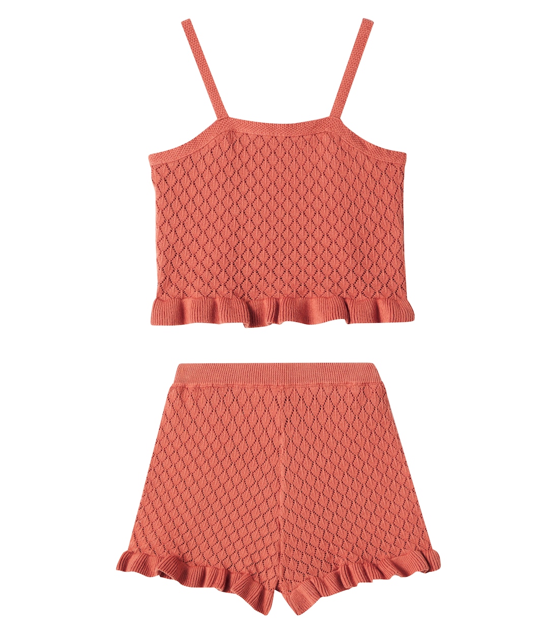 Cotton crochet top and shorts set | Rylee + Cru