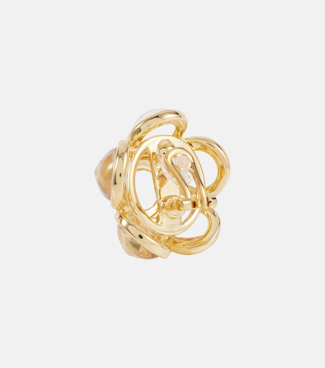 Boucles d’oreilles clip Flower | Saint Laurent