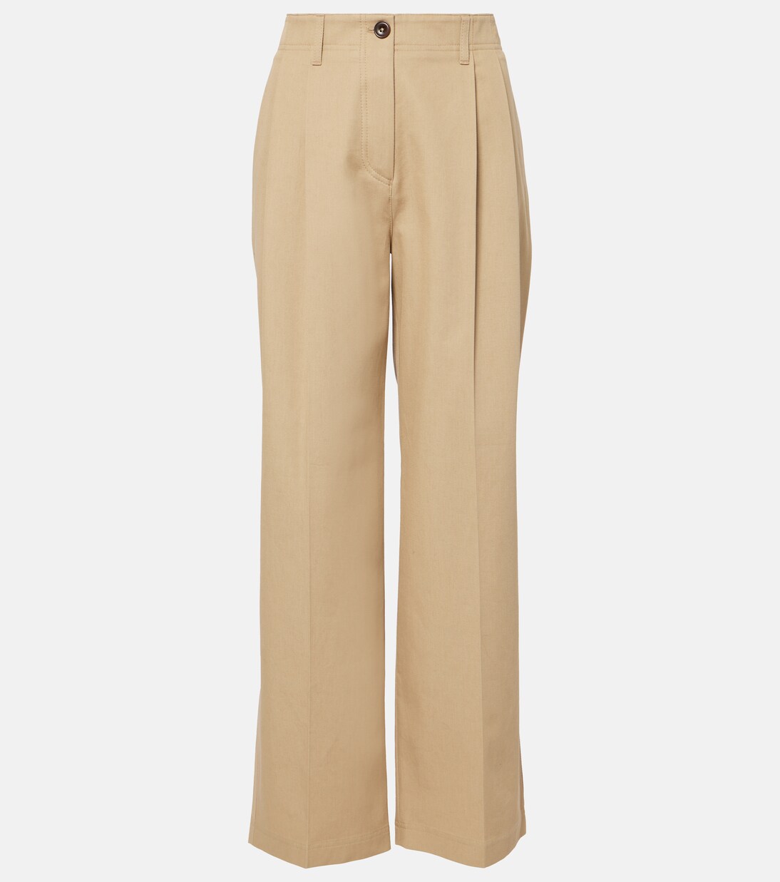 Pantalones anchos de algodón | Toteme