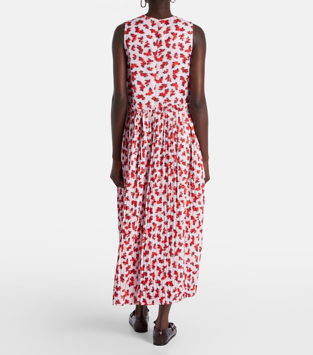Robe midi à fleurs | Jil Sander