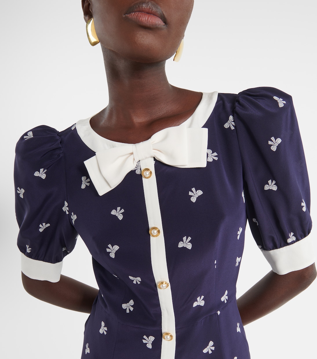 Minikleid aus Seide | Alessandra Rich