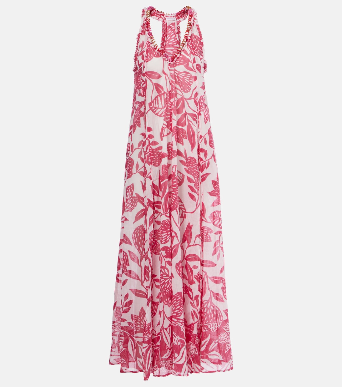 Nava printed cotton midi dress | Poupette St Barth