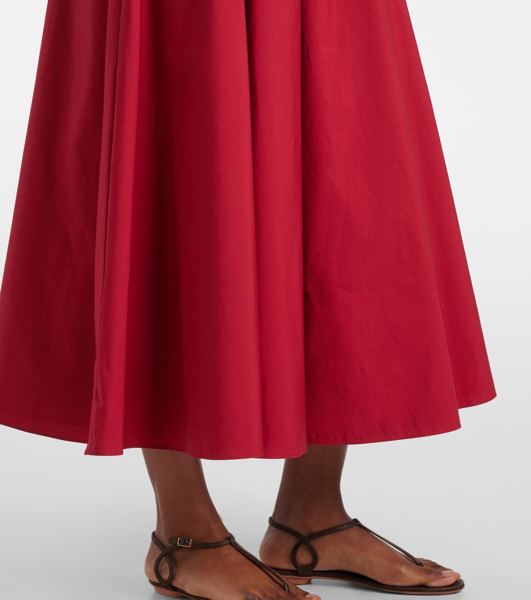 Midikleid aus Baumwollpopeline | Roland Mouret