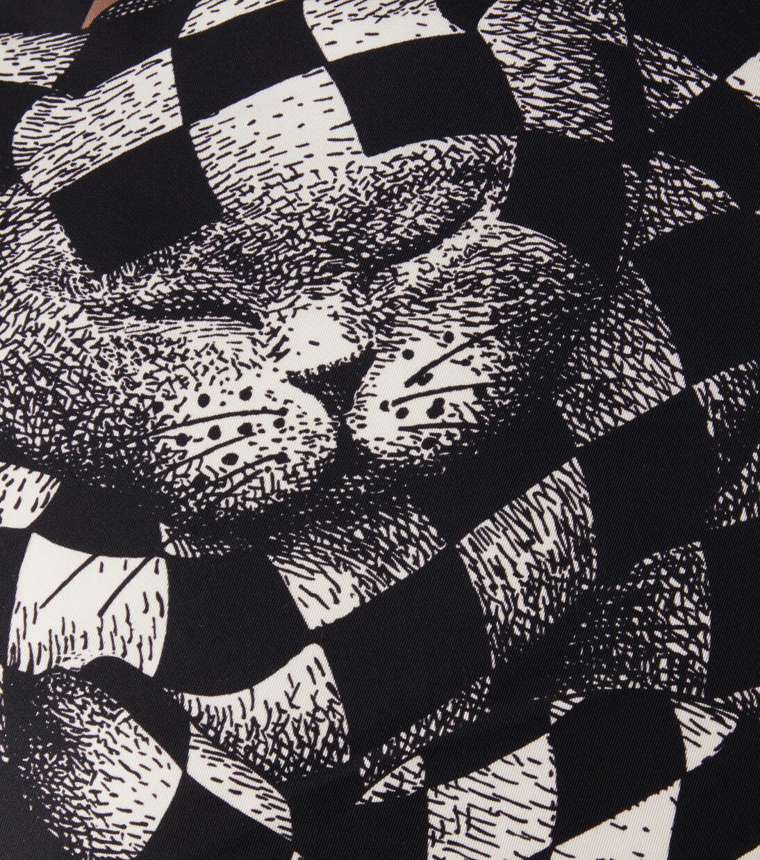 Kissen High Fidelity aus Seide | Fornasetti