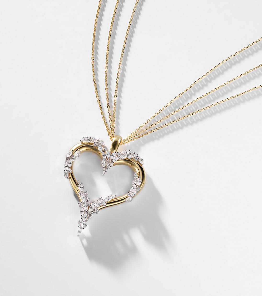 Collier Golden Strada en or 18 ct et diamants | Yeprem