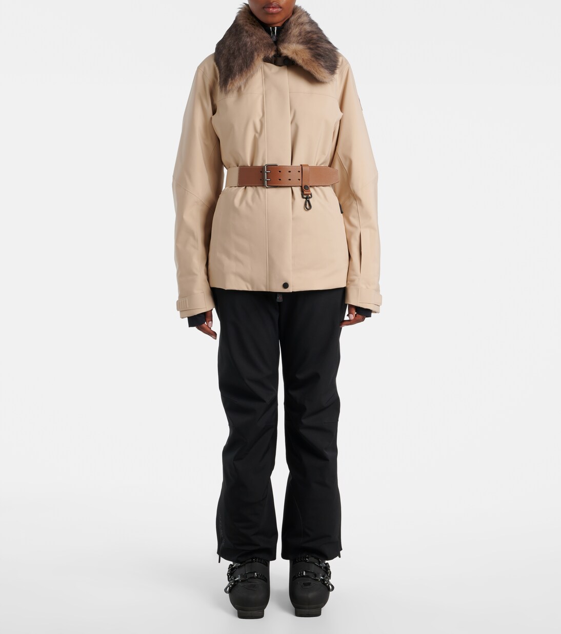 Vizelles shearling-trimmed down jacket | Moncler Grenoble