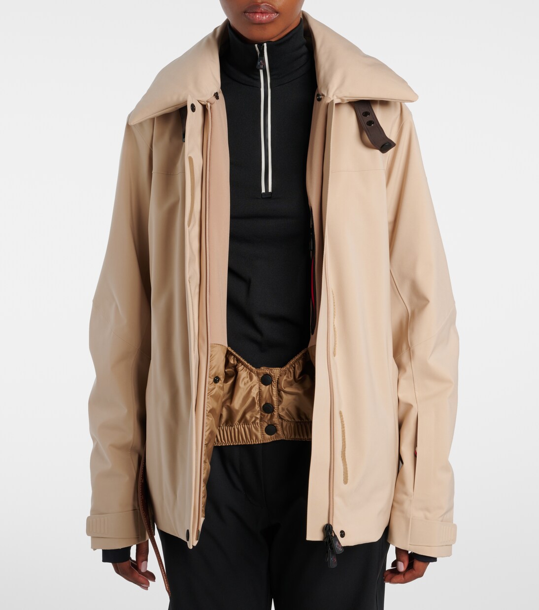 Vizelles shearling-trimmed down jacket | Moncler Grenoble