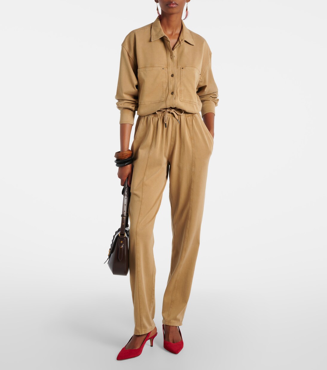 Raquel cotton jersey shirt | Marant Etoile