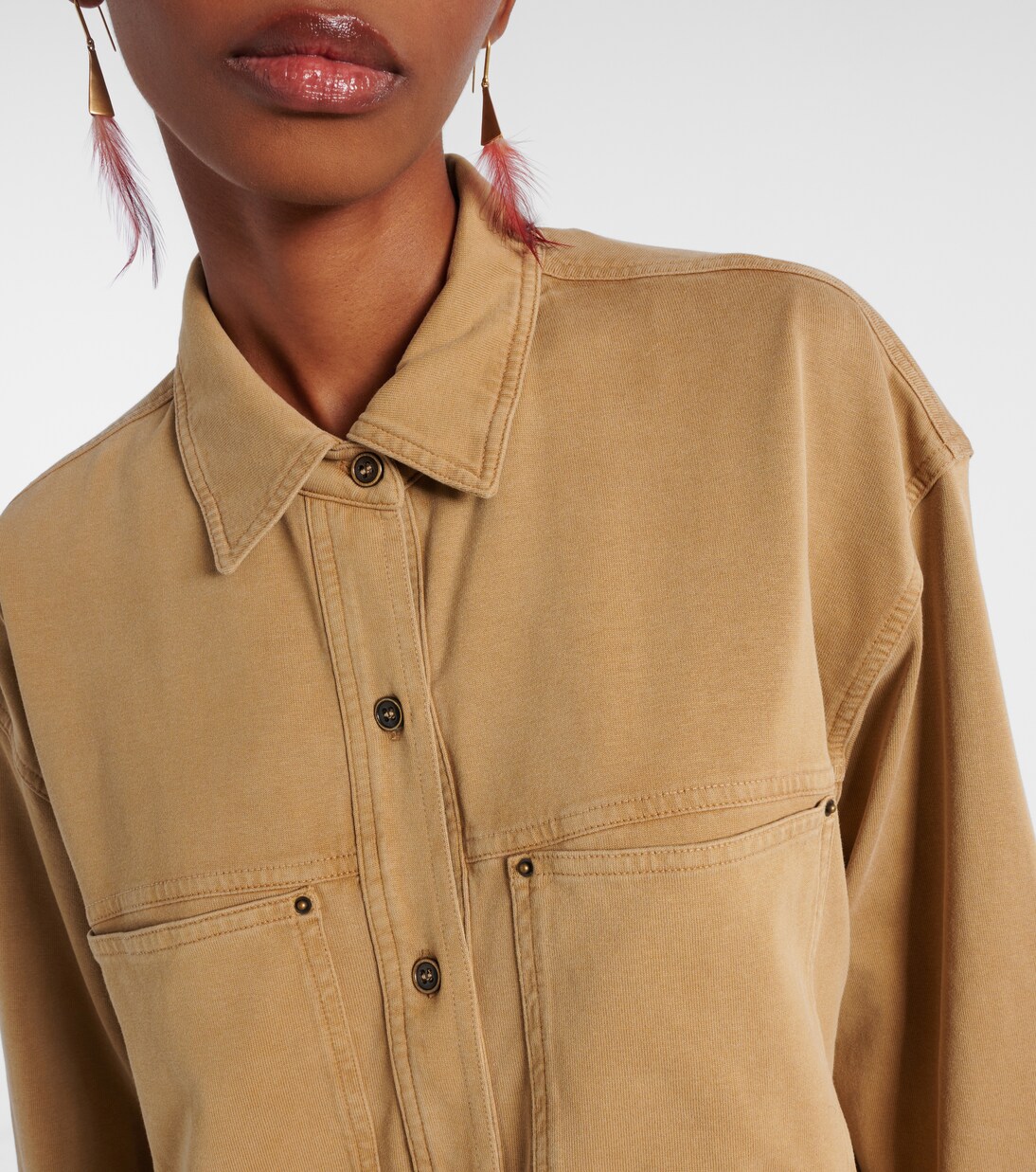 Raquel cotton jersey shirt | Marant Etoile