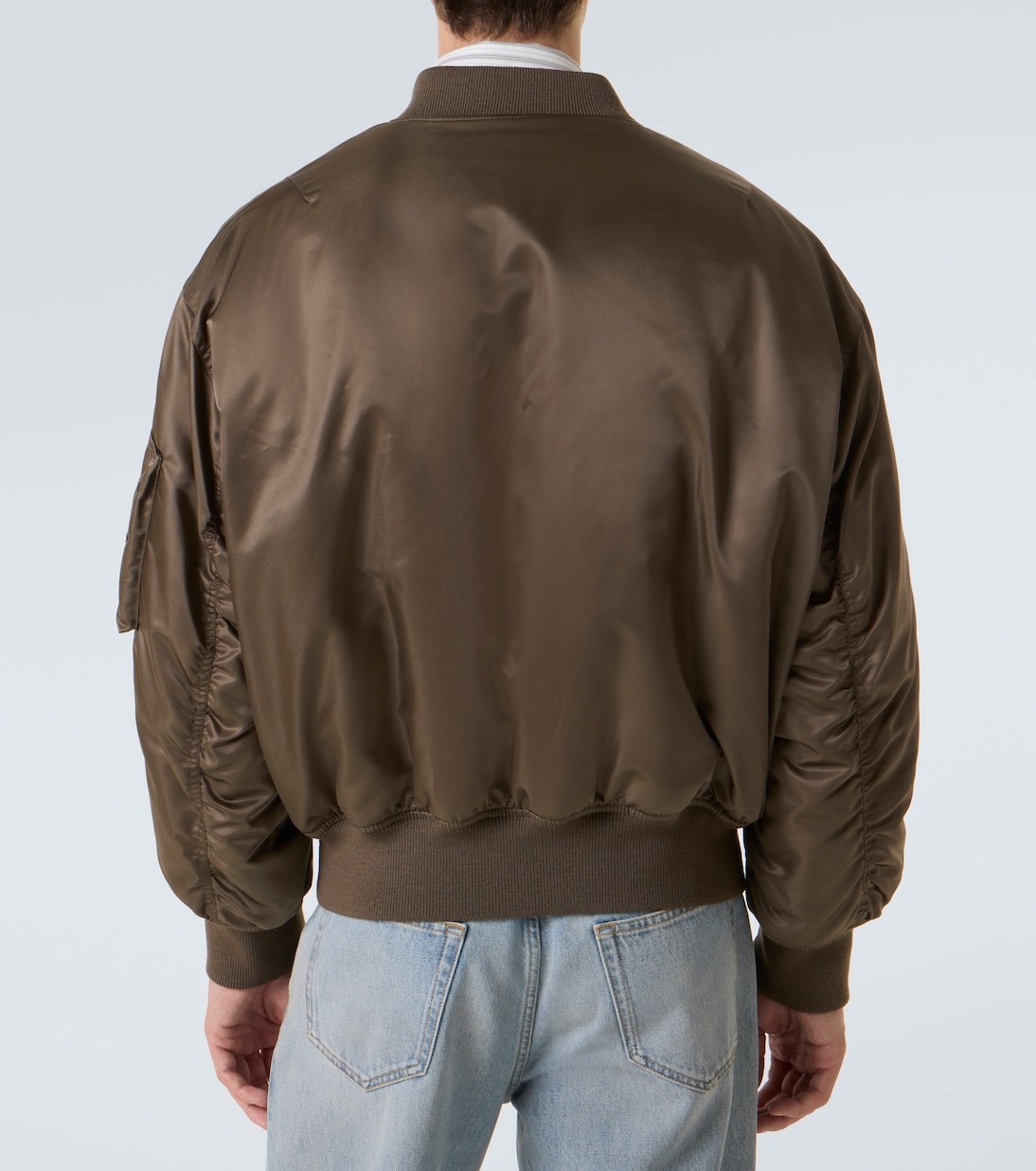 Padded twill bomber jacket | Saint Laurent