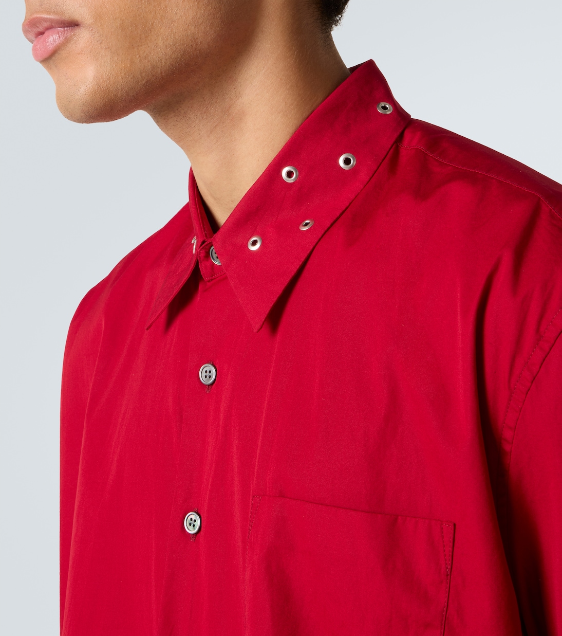 Above embellished cotton poplin shirt | Our Legacy