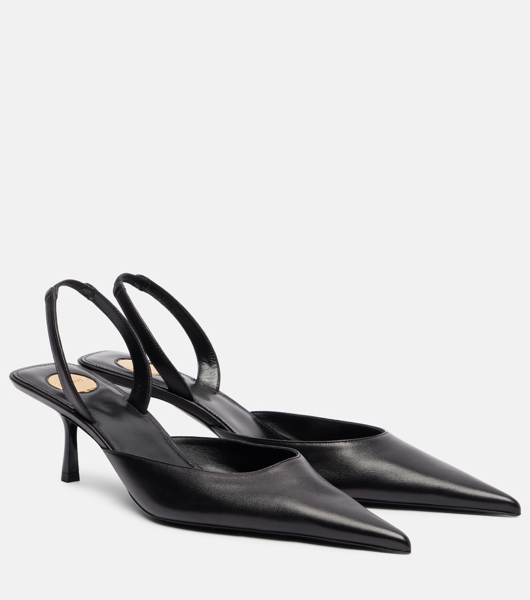 Misty 55 leather slingback pumps | Saint Laurent