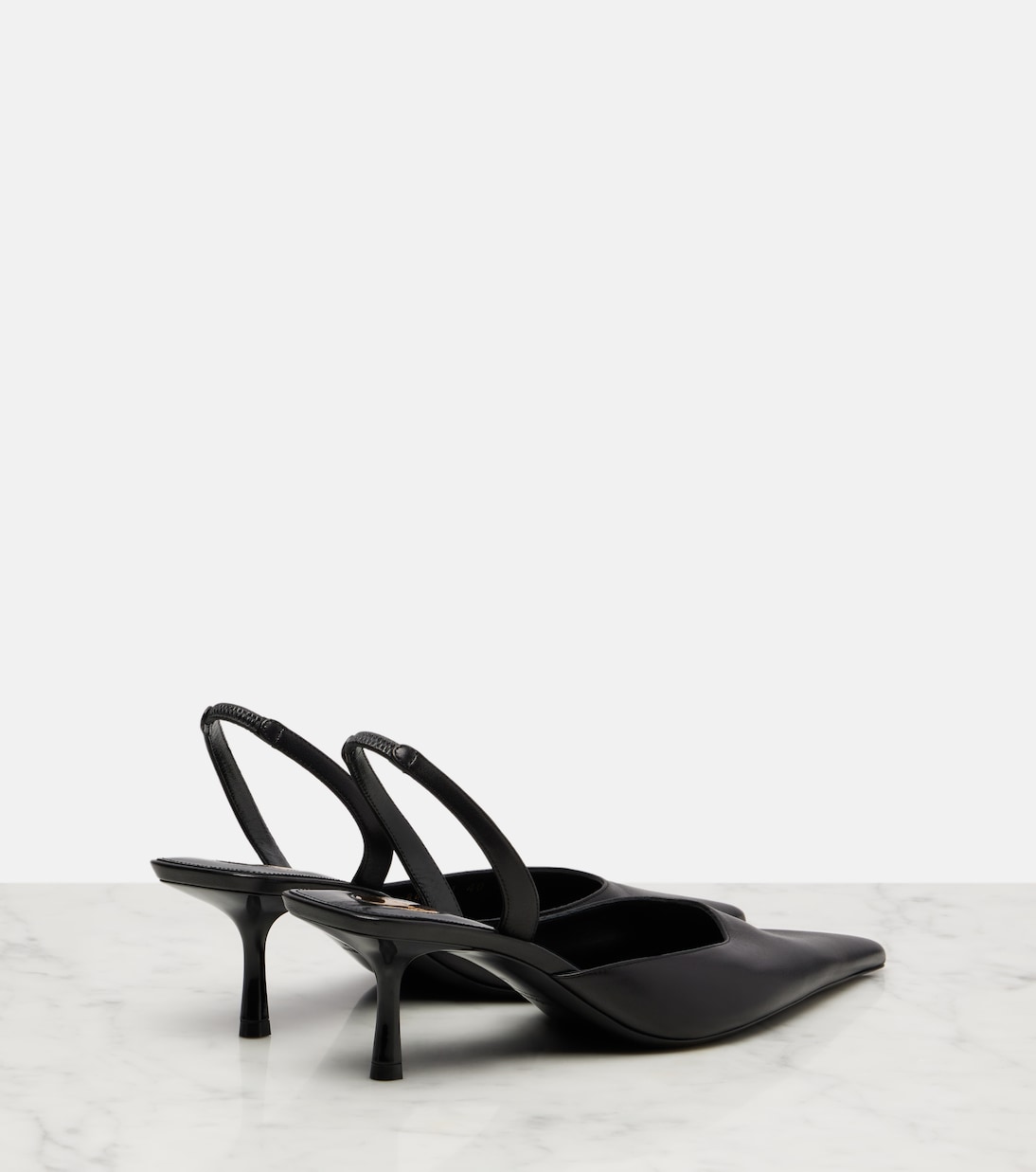 Misty 55 leather slingback pumps | Saint Laurent