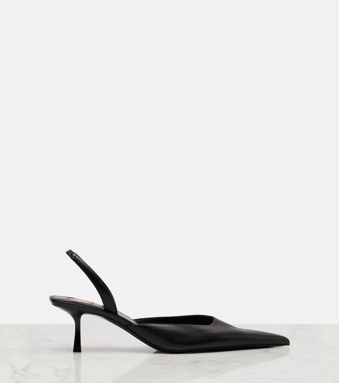 Misty 55 leather slingback pumps | Saint Laurent