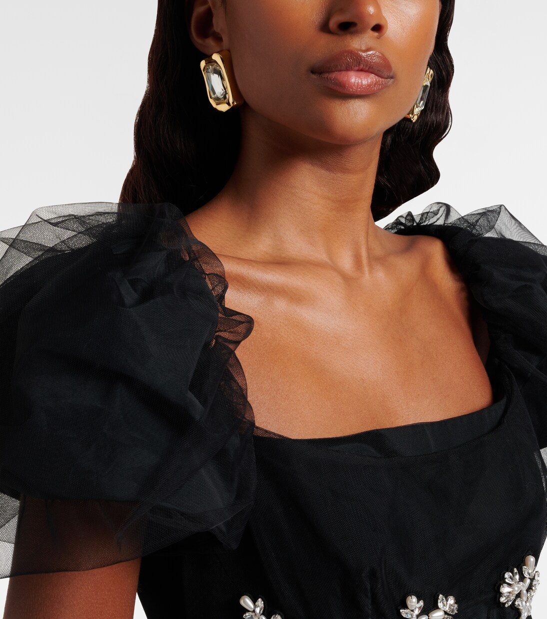 Caterina crystal-embellished earrings | Jennifer Behr