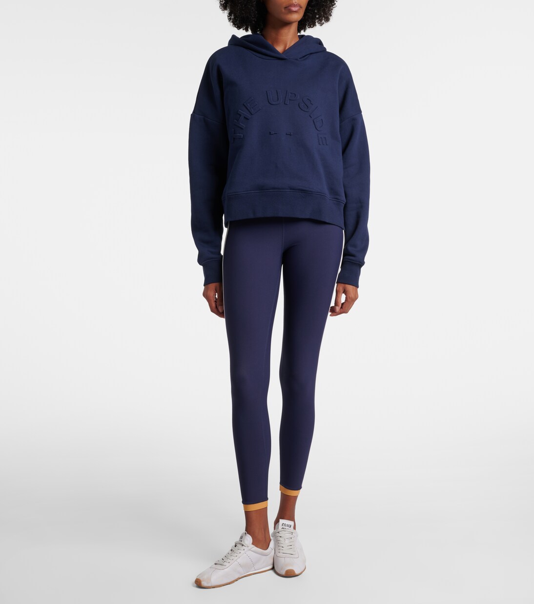 Byron logo cotton jersey hoodie | The Upside