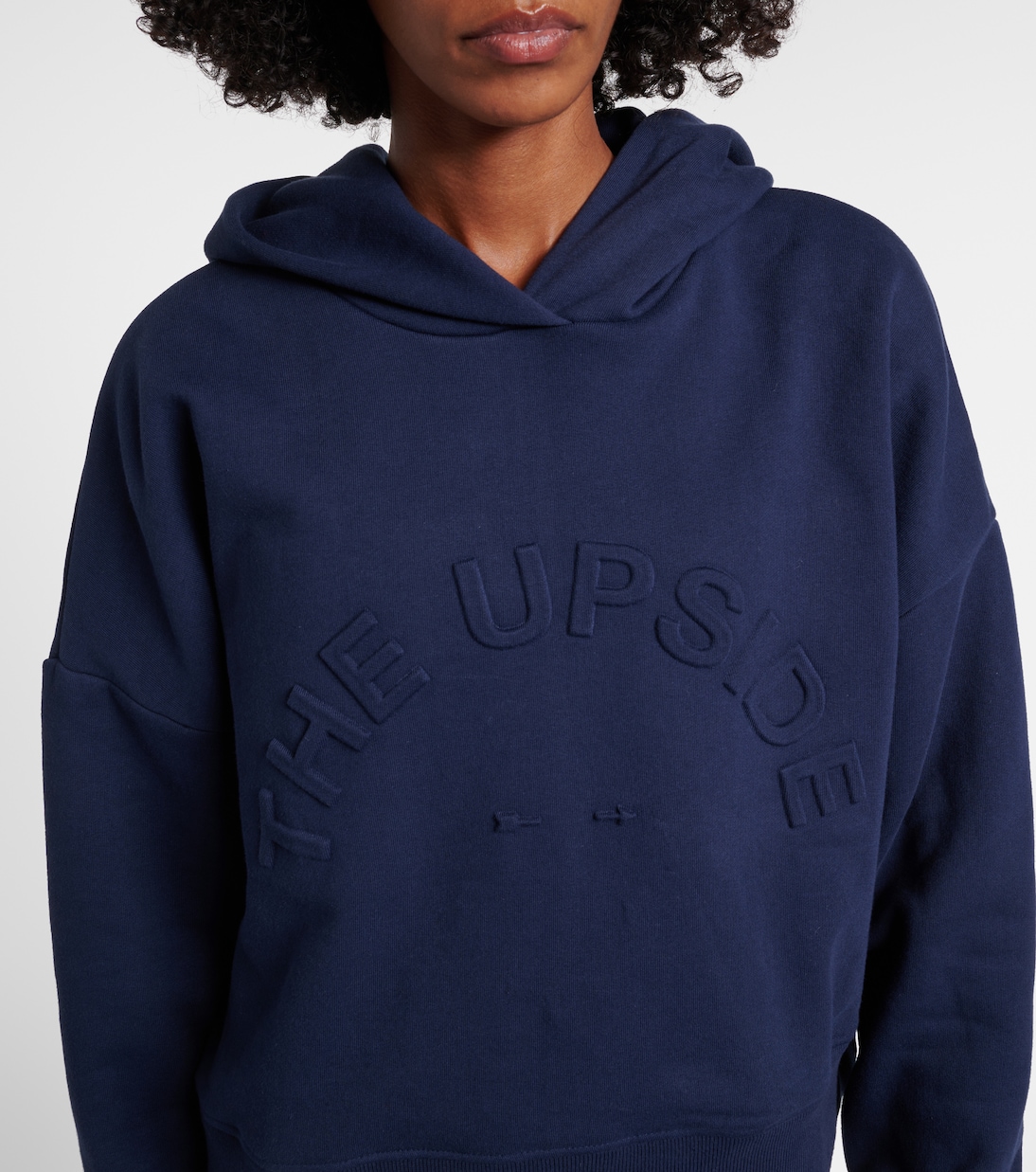 Byron logo cotton jersey hoodie | The Upside