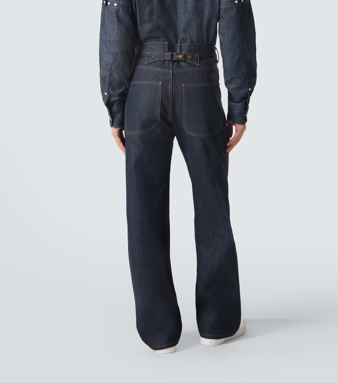 Cropped Straight Jeans | Thom Browne