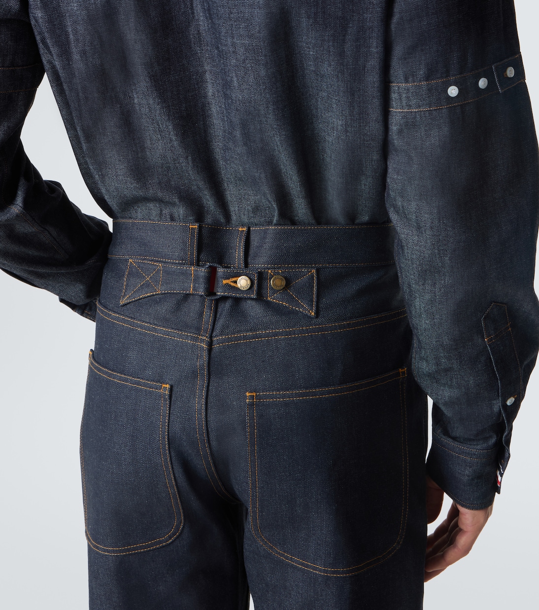 Cropped Straight Jeans | Thom Browne