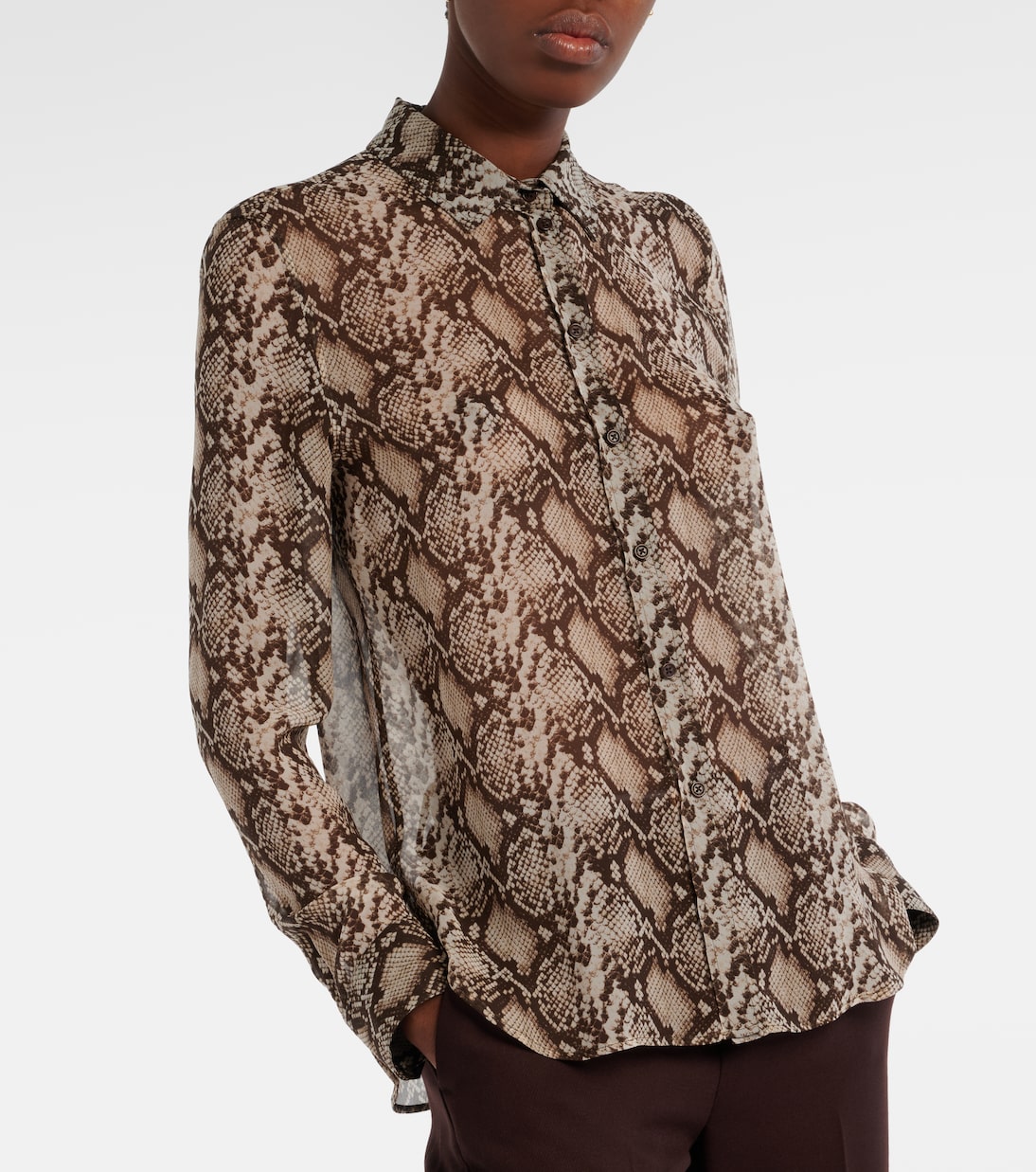 Bedrucktes Hemd Gaia aus Seide | Nili Lotan