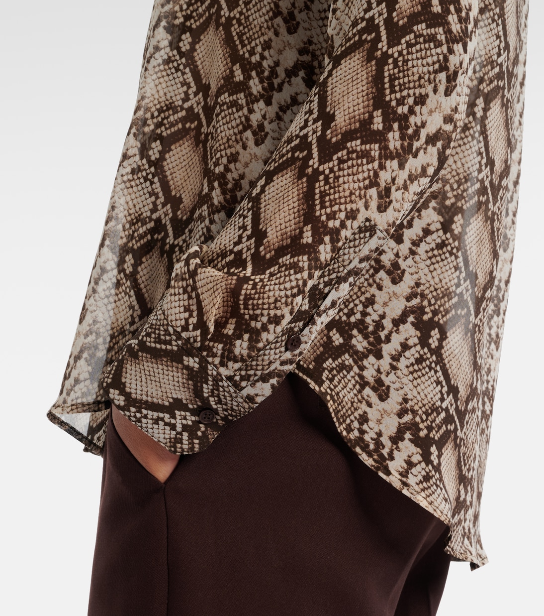 Bedrucktes Hemd Gaia aus Seide | Nili Lotan