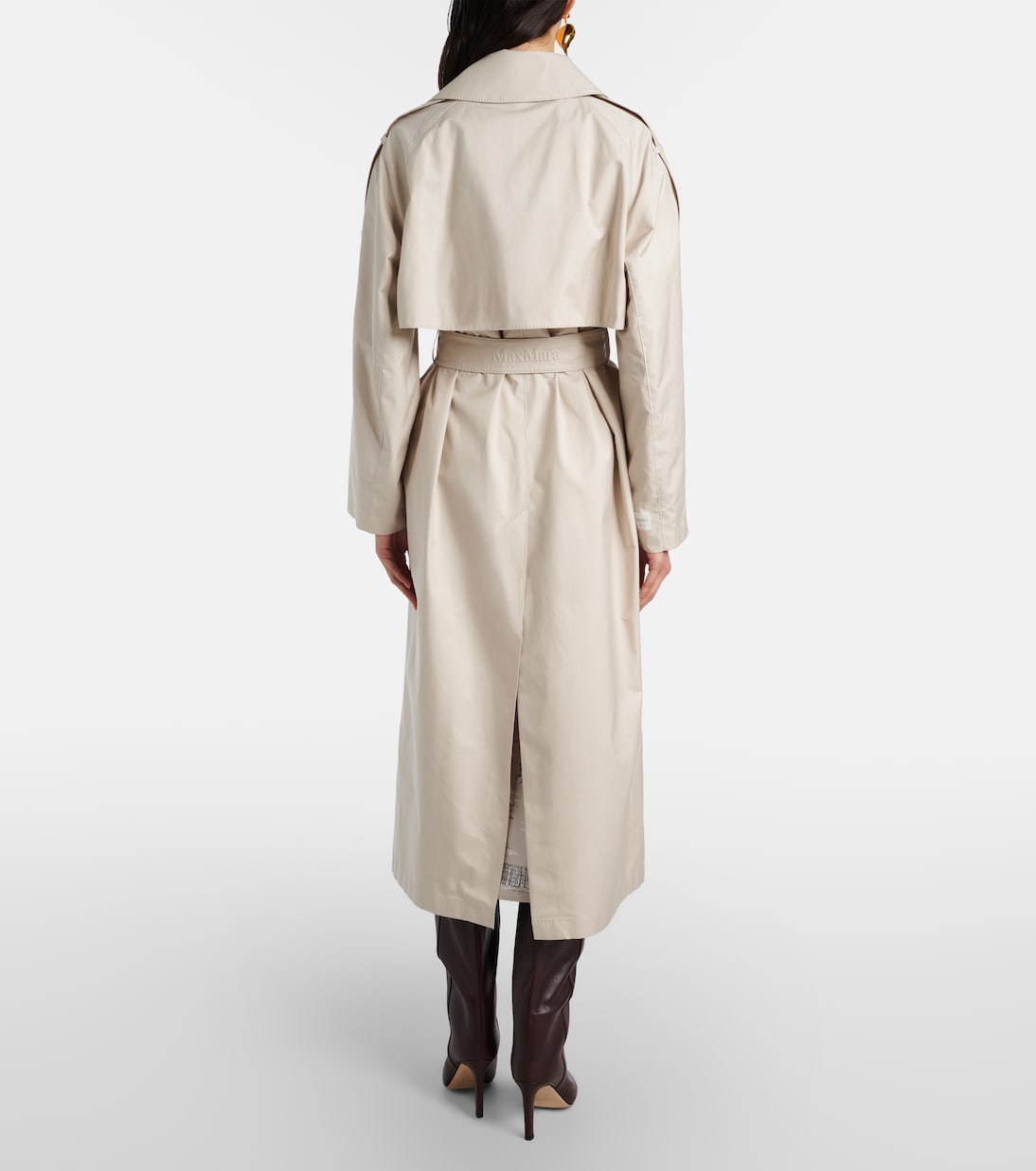 The Cube Delfino twill trench coat | Max Mara