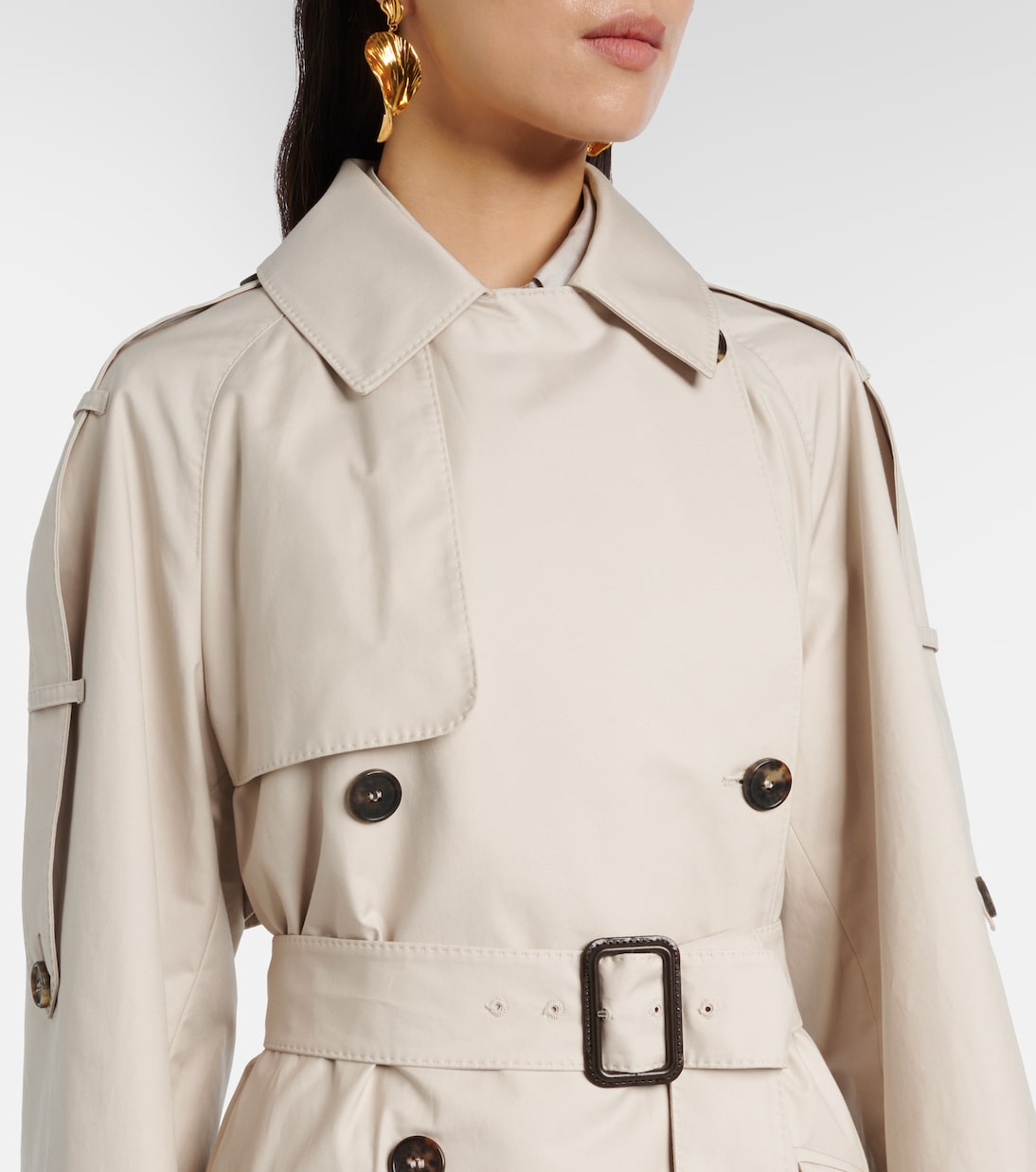 The Cube Delfino twill trench coat | Max Mara