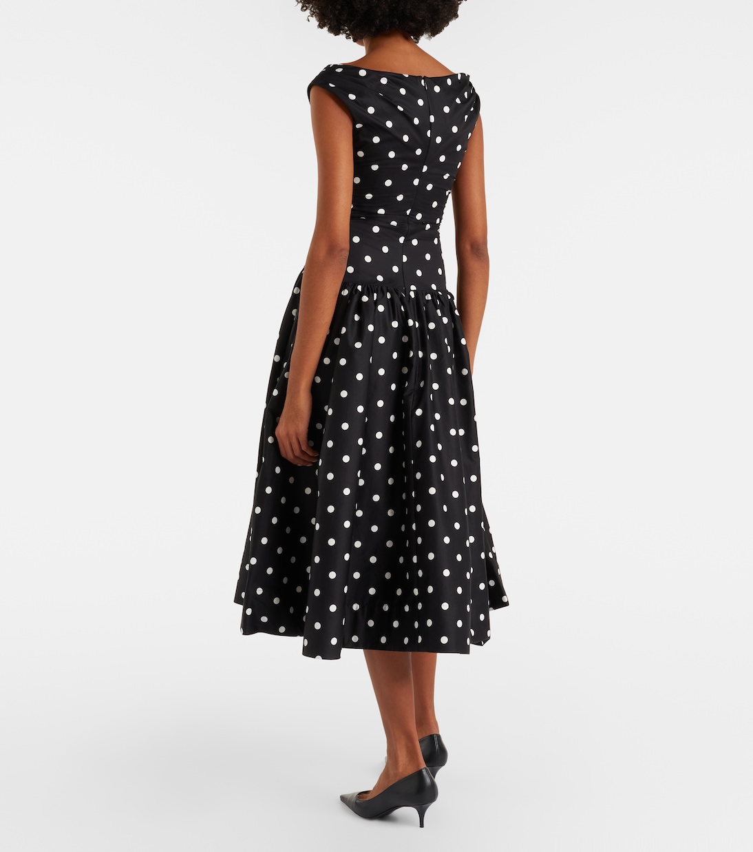 Midikleid aus Baumwolle | Self-Portrait