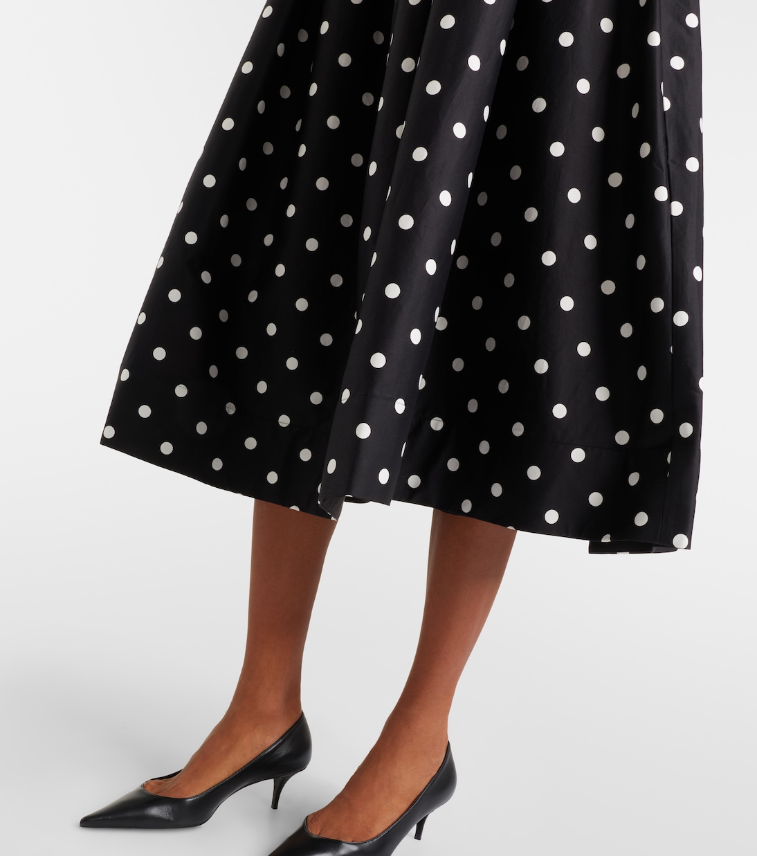 Midikleid aus Baumwolle | Self-Portrait