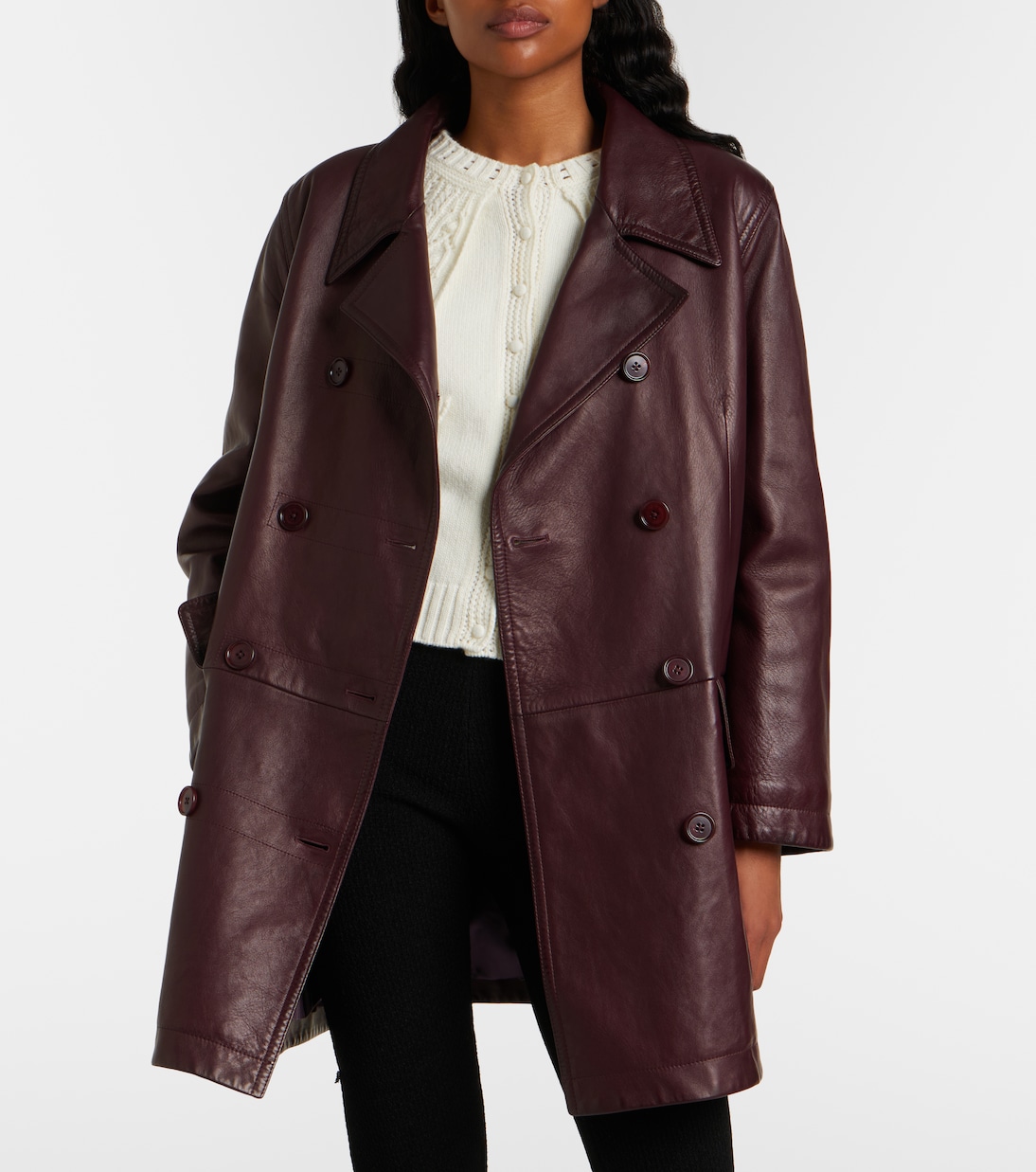 Leather coat | Chloé